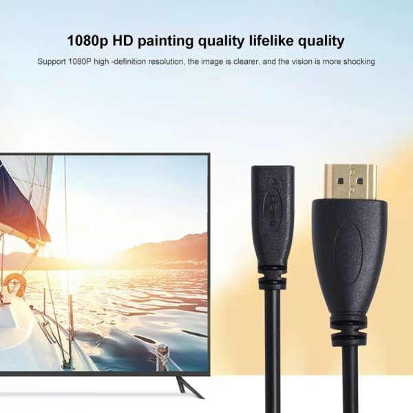 20cm HDMI Male to Micro HDMI Female Adapter Cable - Image 6