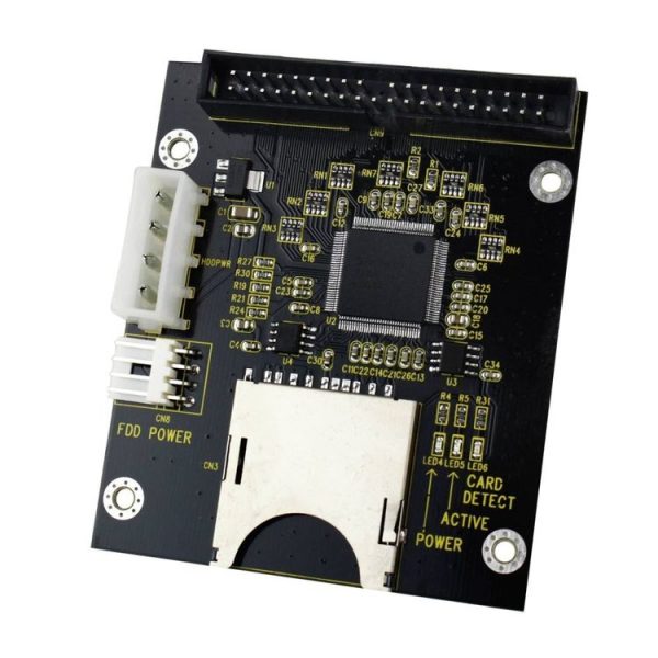 SD / SDHC / MMC To 3.5 inch 40 Pin Male IDE Adapter Card (Black)