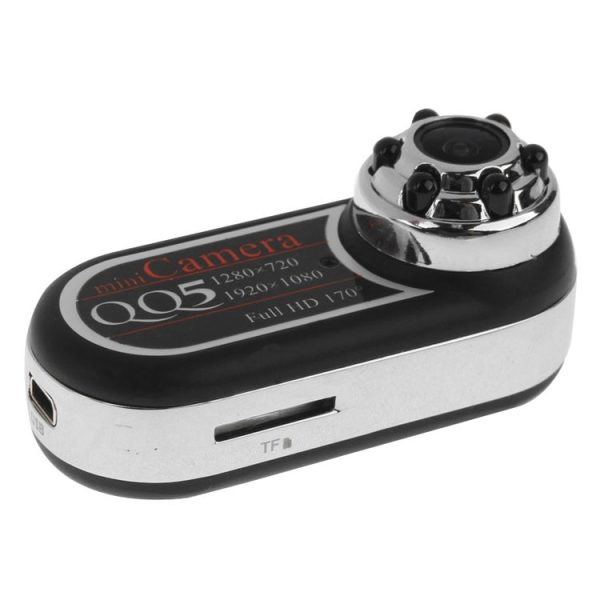 QQ5 Mini DV 1080P / 720P Full HD 170 Degree Ultra Wide Angle IR Night Vision Motion Detecting DVR Camera - Image 2