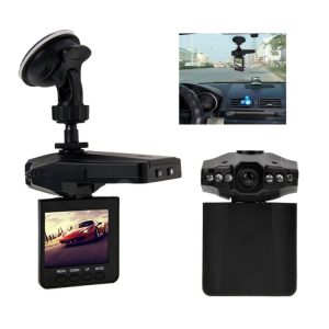 2.5 inch Screen High Definition Video Recorder, 6 LED Light, AVI Video Format, Support SD Card, Loop Recording Function (Generalplus Scheme) (Black)