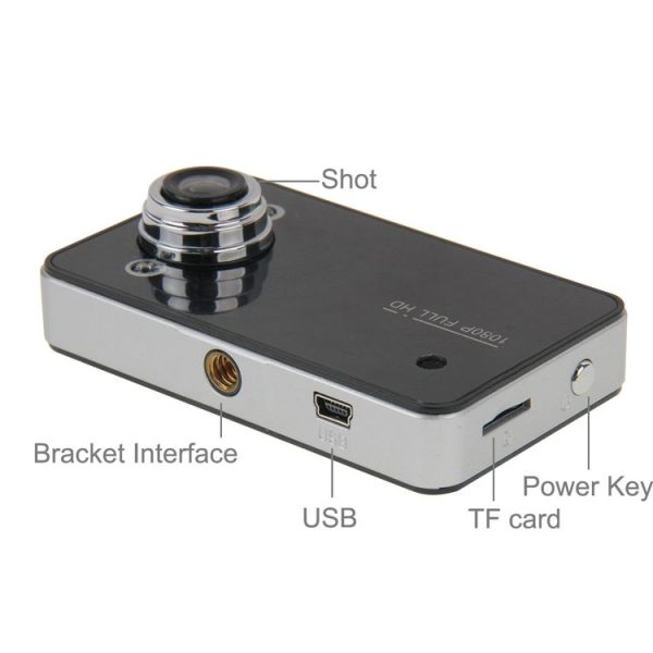 G200 720P VGA 2.4 inch LCD Screen Display Car DVR Recorder, 100 Degrees Wide Angle Viewing, Support Loop Recording / Motion Detection - Image 5