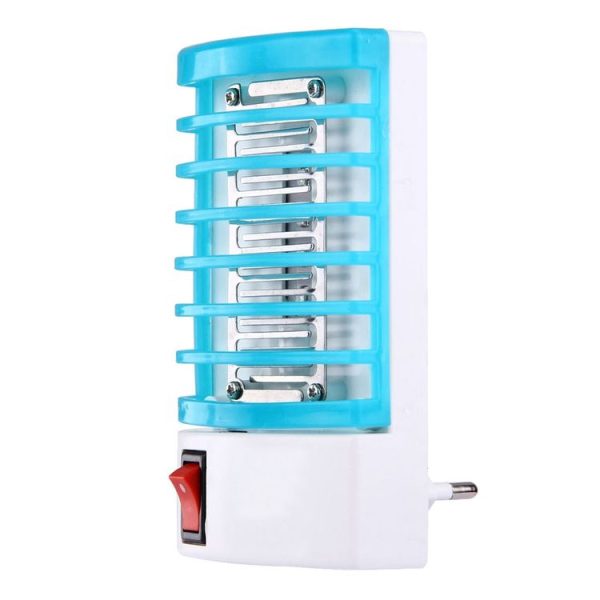 1W Efficient 4-LED Mosquito Killer Night Lamp, EU Plug, AC 220V (Blue) - Image 2