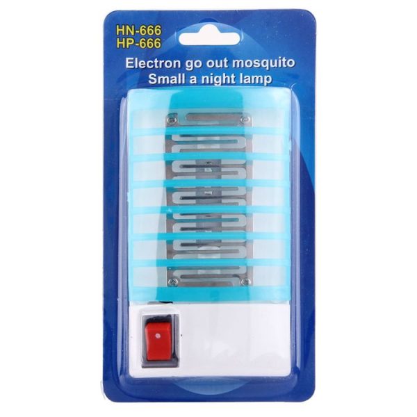 1W Efficient 4-LED Mosquito Killer Night Lamp, EU Plug, AC 220V (Blue) - Image 6