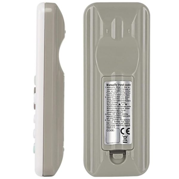 Chunghop K-1028E 1000 in 1 Universal A / C Remote Controller with Flashlight (White) - Image 3