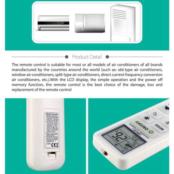 Chunghop Universal A / C Remote Control (K-108ES) - Image 4