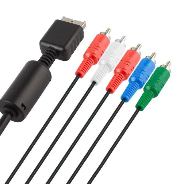 Component AV Video-Audio Cable for PS3 (Black) - Image 2