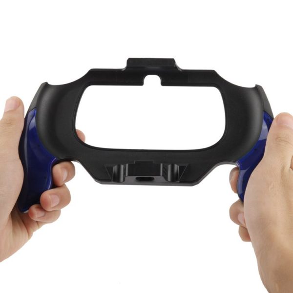 Plastic Video Game Controller Colorful Handgrip for PS Vita 2000 (Dark Blue) - Image 5