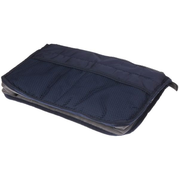 Thicken Portable Multi-function Double Zipper Cosmetic Bag, Storage Bag in Bag (Dark Blue) - Image 5