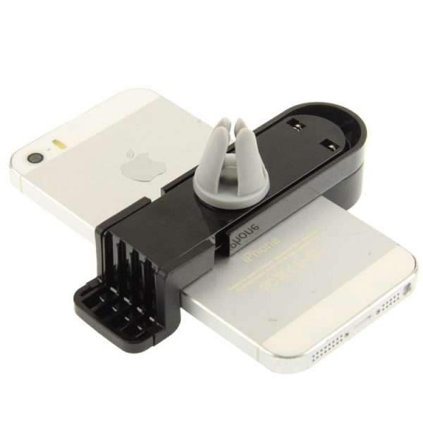 IMount 360 Degree Rotatable Portable Car Air Vent Mount, For iPhone, Galaxy, Huawei, Xiaomi, Lenovo, Sony, LG, HTC and Other Smartphones (Black) - Image 5