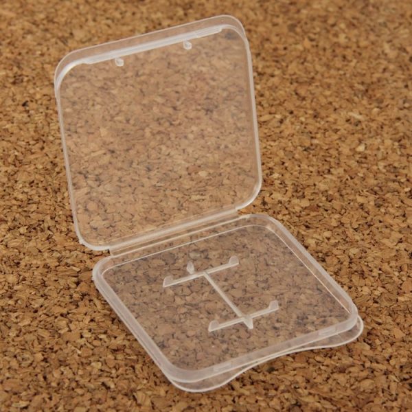 100 PCS Transparent Plastic Storage Card Box for Micro SD Card (TF Card) - Image 4
