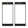 10 PCS Front Screen Outer Glass Lens for Huawei Ascend P7 (Black)