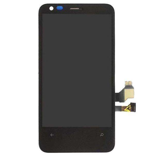 LCD Display + Touch Panel with Frame for Nokia Lumia 620 (Black) - Image 2