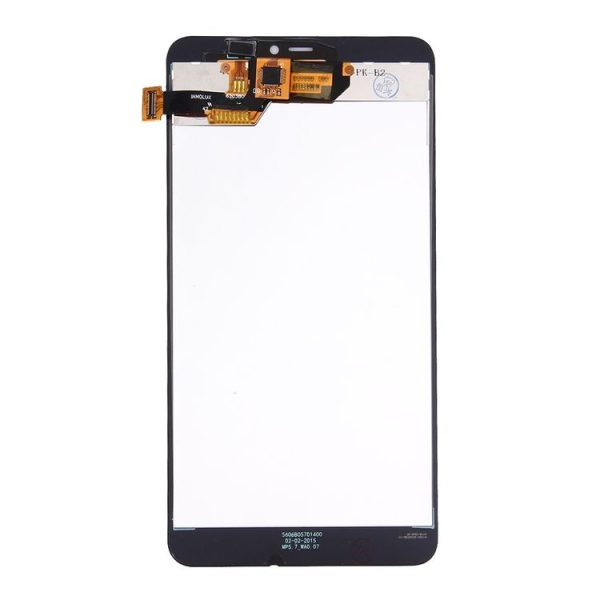 LCD Screen and Digitizer Full Assembly for Microsoft Lumia 640XL (Black) - Image 3