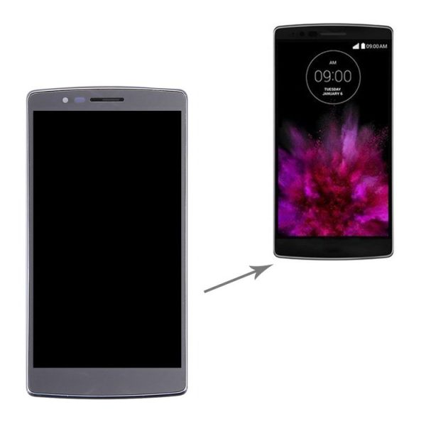 LCD Screen and Digitizer Full Assembly with Frame for LG G Flex 2 / H950 / H955 (Black) - Image 7