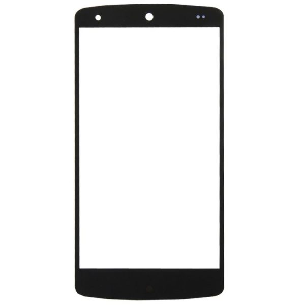 Front Screen Outer Glass Lens for Google Nexus 5 (Black) - Image 2