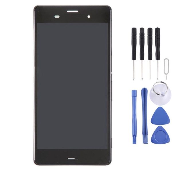 LCD Display + Touch Panel with Frame for Sony Xperia Z3 / D6603 / D6643 / D6653 (Single SIM Version) (Black)