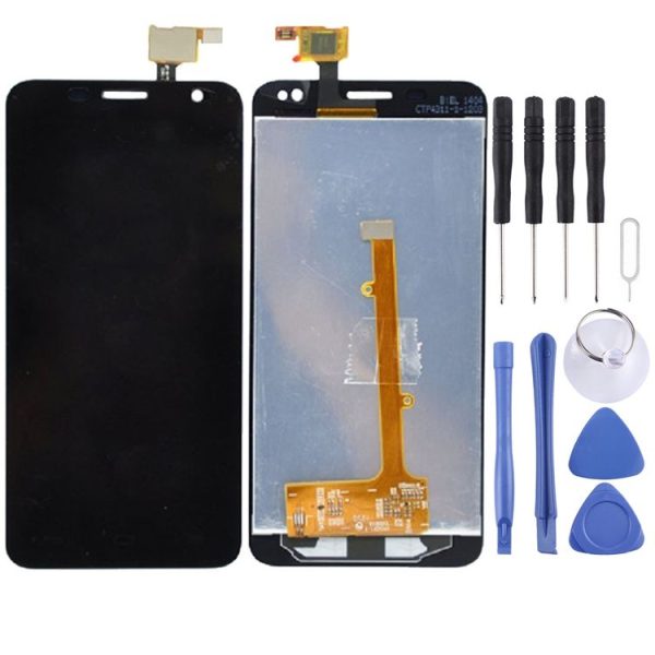 LCD Screen and Digitizer Full Assembly for Alcatel One Touch Idol mini / OT6012 / 6012 / 6012A / 6012D / 6012W / 6012X (Black)