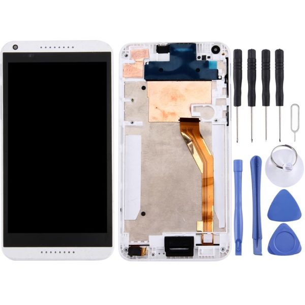 LCD Display + Touch Panel with Frame for HTC Desire 816 (White)