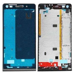 Front Housing Screen Frame Bezel for Huawei Ascend G6 (Black)