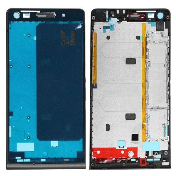 Front Housing Screen Frame Bezel for Huawei Ascend G6 (Black)
