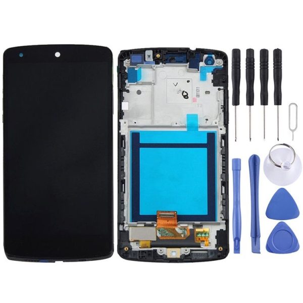 LCD Display + Touch Panel with Frame for Google Nexus 5 / D820 / D821 (Black)