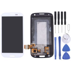 Original LCD Display + Touch Panel for Galaxy SIII / i9300 (White)