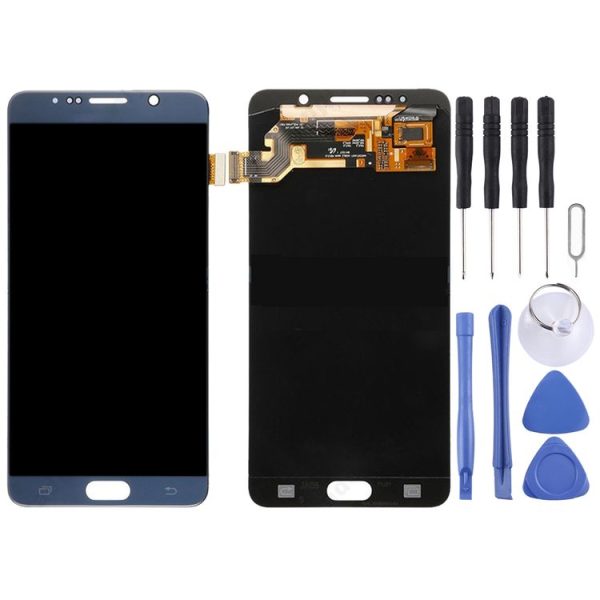 5.7 inch Original LCD Screen and Digitizer Full Assembly for Galaxy Note 5 / N9200, N920I, N920G, N920G / DS, N920T, N920A (Blue) - Image 3
