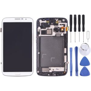 LCD Display (TFT) + Touch Panel with Frame for Galaxy Mega 6.3 / i9200 / i9205 (White)