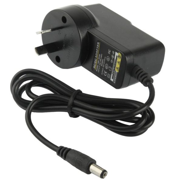 AC / DC Adapter 12V 1A for CCD Cameras, Output Tips: 5.5 x 2.1mm (Black) - Image 4