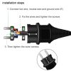 Plug Adapter, Travel Power Adaptor with EU Plug - Image 5