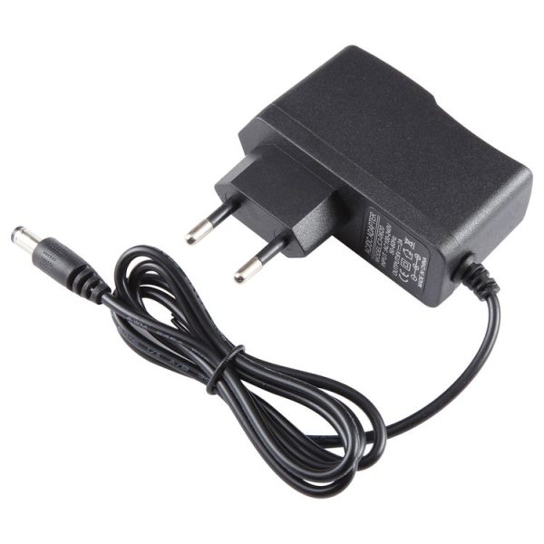 EU Plug AC 100-240V to DC 6V 2A Power Adapter, Tips: 5.5 x 2.1mm, Cable Length: 1.1m (Black) - Image 2