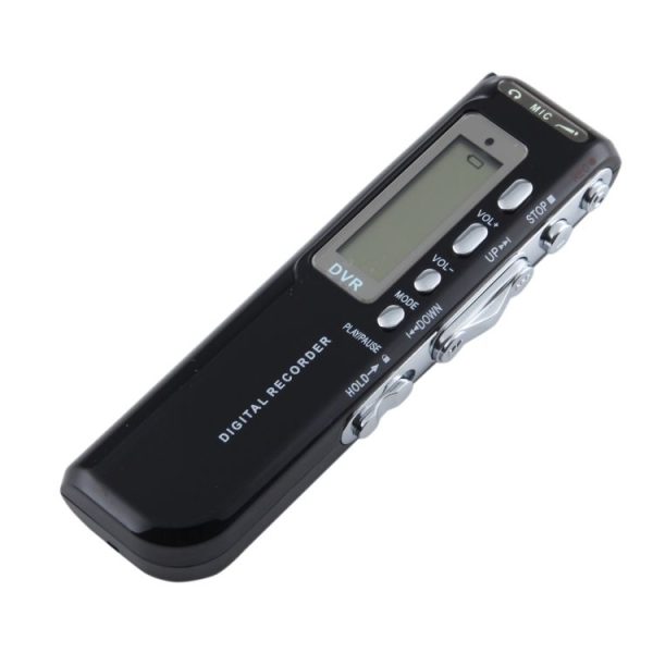4GB Digital Voice Recorder Dictaphone MP3 Player, Support Telephone Recording, VOX Function (Black) (Black) - Image 2