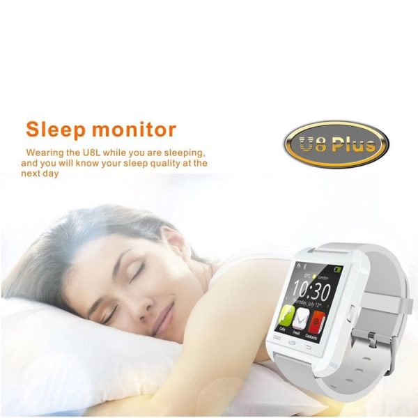 U8 Plus 1.44 Inch Capacitive Touch Screen Bluetooth V4.0 Smart U Watch, Support Pedometer / Sleep Monitoring / Remote Capture / Receive the call / Anti-lost (White) - Image 13