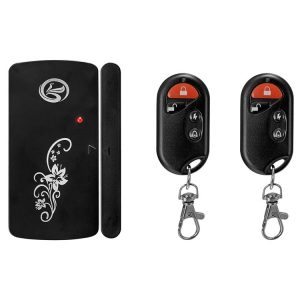 Forecum 9806CA2 Smart Vibration Home Magnetic Sensor Alarm, One Magnetic Sensor Two Remote Controller