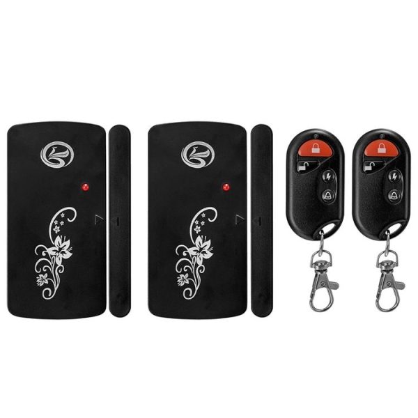 Forecum 9806CA2B2 Smart Vibration Home Magnetic Sensor Alarm, Two Magnetic Sensors Two Remote Controllers - Image 2