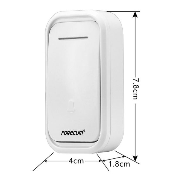 Forecum 10 Wireless Smart Home Doorbell with Single Receiver - Image 2