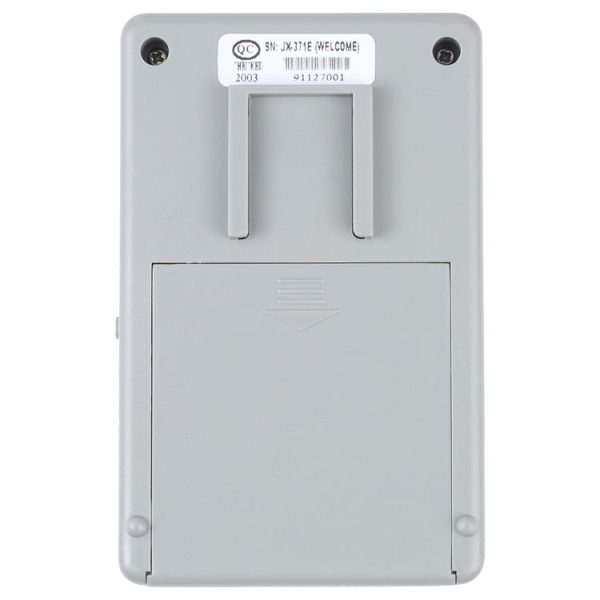 JX-371E Light Sensitive and Motion Activated Visitor Door Chime with 0.7 inch LCD Counter (Grey) - Image 3
