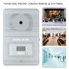 JX-371E Light Sensitive and Motion Activated Visitor Door Chime with 0.7 inch LCD Counter (Grey) - Image 8