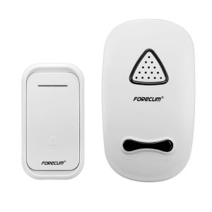 Forecum 11 Wireless Smart Home Doorbell with Single Receiver, EU Plug (White)