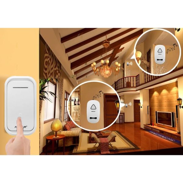Forecum 11 Wireless Smart Home Doorbell with Single Receiver, EU Plug (White) - Image 11