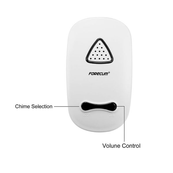 Forecum 11 Wireless Smart Home Doorbell with Single Receiver, EU Plug (White) - Image 5