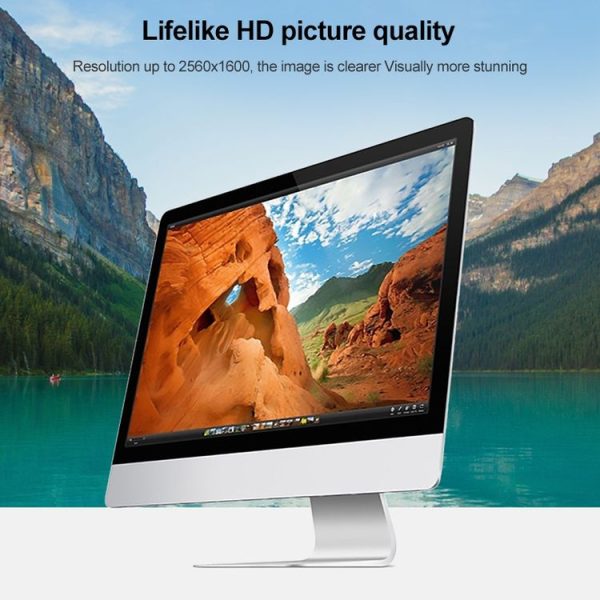 Mini DP DisplayPort Cable for Apple iMac MacBook Pro, Length: 2m (White) - Image 4