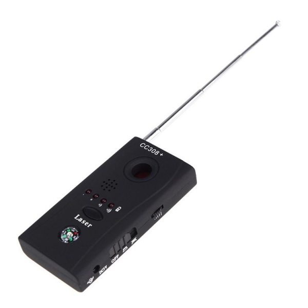CC308+ Multi Wireless Camera Lens Detector Radio Wave Signal Detect Full-range RF GSM Device Finder (EU Plug) - Image 2