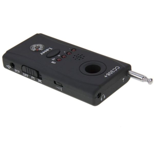 CC308+ Multi Wireless Camera Lens Detector Radio Wave Signal Detect Full-range RF GSM Device Finder (EU Plug) - Image 3