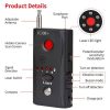 CC308+ Multi Wireless Camera Lens Detector Radio Wave Signal Detect Full-range RF GSM Device Finder (EU Plug) - Image 8