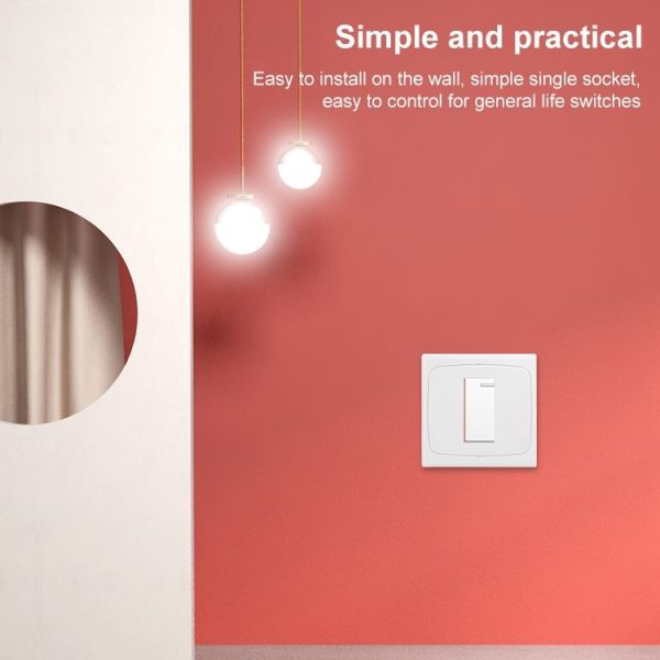 Wall Plate with Screw for Blank Inserts - 1 Hole, Use around the world (White) - Image 5