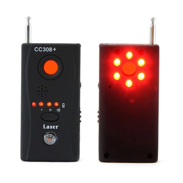 CC308+ Multi-Detector Full-Range All-Round Detector For Hidden Mini Camera / IP Lens / GMS / RF Signal Detector Finder (Black) - Image 2