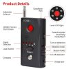 CC308+ Multi-Detector Full-Range All-Round Detector For Hidden Mini Camera / IP Lens / GMS / RF Signal Detector Finder (Black) - Image 4