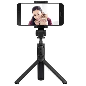 Original Xiaomi Mi Selfie Stick Tripod Folding Extendable Bluetooth Monopod Holder (Black)