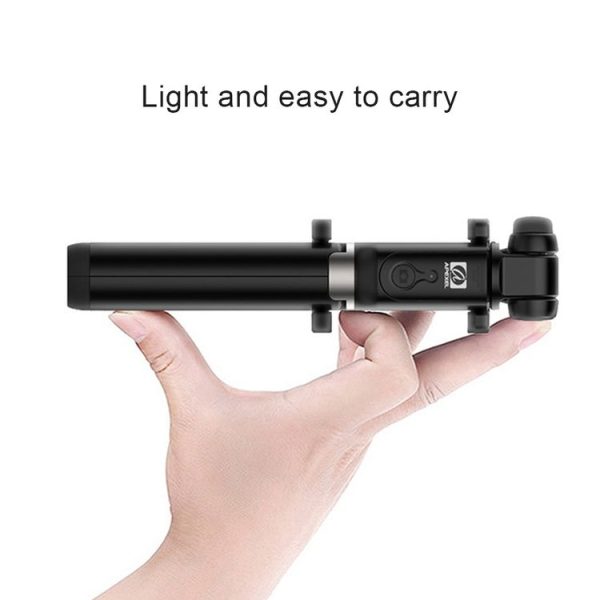 APEXEL APL-D3 Universal Live Broadcast Multifunctional Aluminum Alloy Bluetooth Selfie Stick with Tripod - Image 5